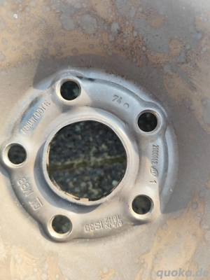 Winterreifen auf Stahlfelgen 