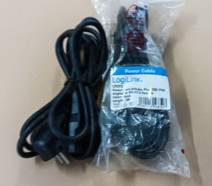 Kaltgerätekabel   Netzkabel   Stromkabel Set mit 9 Stück Bild 3