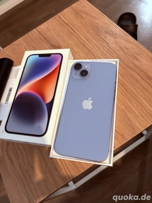 Apple iPhone 14 - 128GB wie neue ohne Mängel mit OVP + Akku : 92% 