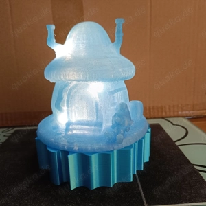 Schlumpfhaus Mini Lampe 