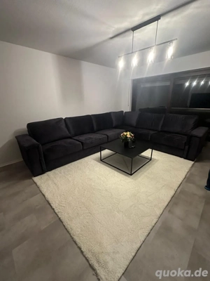 Sofa Schwarz Samt Raus wegen UMZUG  Bild 2