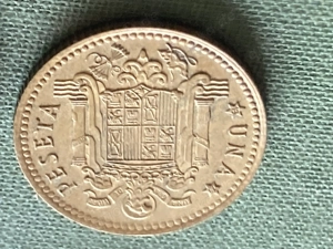 Münze Münzen Umlaufmünze Spanien 1 Peseta 1975 im Stern 79