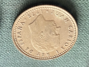 Münze Münzen Umlaufmünze Spanien 1 Peseta 1975 im Stern 79 Bild 2