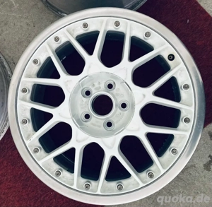 Weisse 18" BBS Felgen RS2 für Audi Mercedes VW Skoda Seat etc. 8Jx18H2 ET43