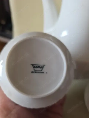 Thomas Arcta weiss Kaffeekanne mit Zuckerschale und Milchkännchen Bild 3