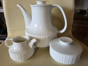 Thomas Arcta weiss Kaffeekanne mit Zuckerschale und Milchkännchen Bild 2