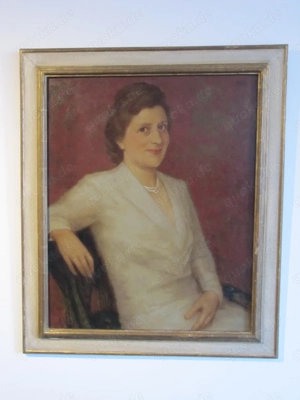 2 Ölbilder Winzerehepaar , 30 Jahre