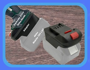 Akku Adapter für Makita 18 V LXT Akkus zu Parkside X20V Akku-Geräten