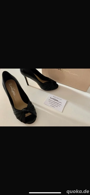 Peeptoes - Higheels- schwarz Gr 38