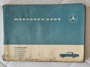 Ein Original Mercedes Benz Kundendienst Heft von 04.01.1965 ( Pagode)