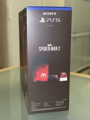 sony PS5 Disc Player edition spiderman 2 versiegelt nie benutzt mit Zubehör 