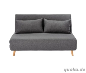 Kompaktes, bequemes Schlafsofa Farbe grau