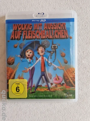 Blue Ray DVD Wolkig mit Aussicht auf Fleischbällchen