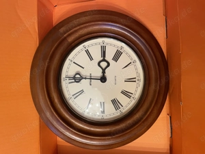 Wanduhr Staiger Quartz Uhr Holz  Echtholz 