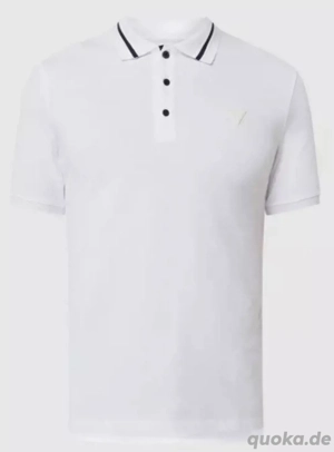 Herren GUESS Polo-Shirt Weiss,Gr.XLNEU