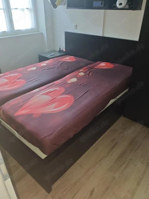 Bett 160X200 mit Lattenrost Matratzen und Bettkasten