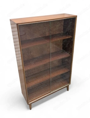 Retro Vitrinenschrank | Mid Century Vitrine aus Holz