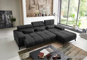 Ecksofa mot elektronischer Liegefunktion