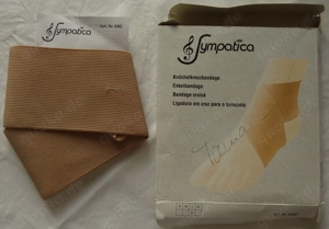 D Sympatica Knöchelkreuzbandage 4302 Fußgelenkbandage 1 Stk Elastisch Gr. L unbenutzt = 44-48cm Gum