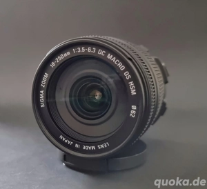 Sigma 18-250 mm F3,5-6,3 DC OS HSM Reise-Zoom-Objektiv für Canon
