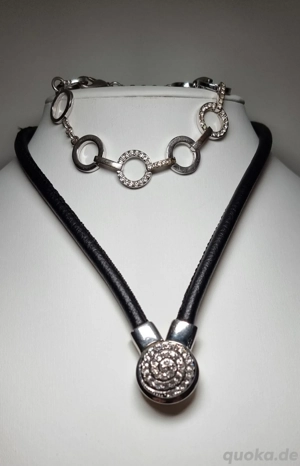 Kette & Armband | Schmuck | Leder | Schmuckkonvolut | Schmuck Set