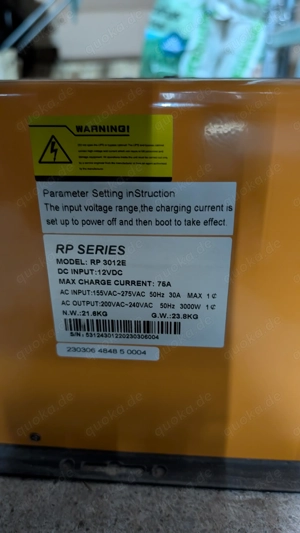 VEVOR 3kW Wechselrichter - RP 3012E Bild 2