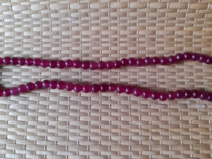 Schmuck: Rote Steinkette aus Achat Bild 9