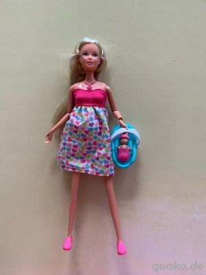 Barbie Puppe Mama mit Baby Neu