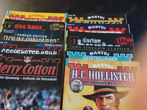 Verschiedene Heftroman-Serien