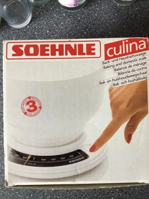 Nur noch heute | Mechanische Waage von Soehnle, Modell culina