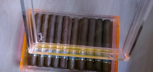 Acrylglas Humidor Mini kompakt Box Boveda Profi Lagerung Aufbewahrung Plexiglas wie NEU Bild 8