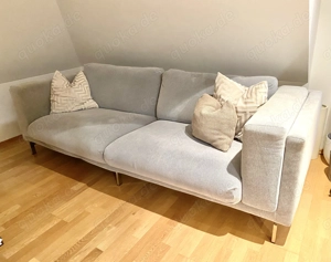 IKEA Sofa NOCKEBY   3-Sitzer, Grau 