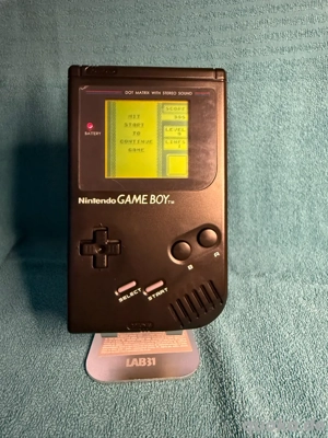 Nintendo GameBoy Classic Schwarz - Generalüberholt + Spiel Tetris