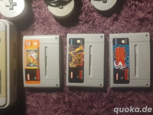 Super Nintendo Konsole + 3 Controller + 3 Spiele Bild 2