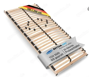 Bett 140 200 aus Massivholz inkl. Lattenrost   sofort abholbar Bild 2