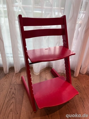 Stokke Tripp Trapp Trip Trap rot Kinderstuhl Hochstuhl