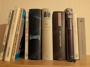 Bücher querbeet, Romane, Filmbücher, etc Deutsch und Englisch