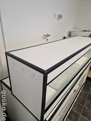 Neues Kunststoff Terrarium weiß in 134x35x37,5