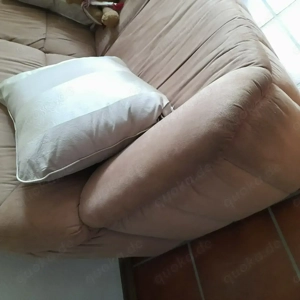 Couch Laauser 2-Sitzer, beigefarbiger Bellsaime Bild 3