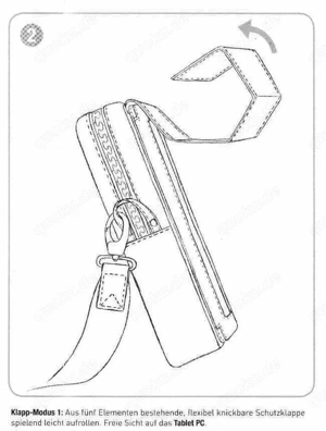 I-Pad  Tablet Hülle Cover Entertainbag - Multifunktional NEU + OVP Bild 7