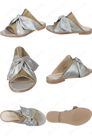 TAPODTS Florina - Pantoletten - goldfarbig Gr. 38 - NEU + OVP Bild 10