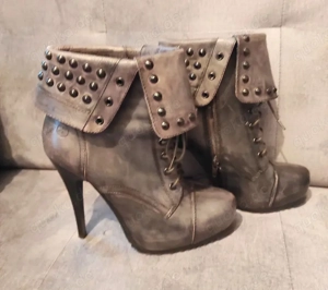 Leder Stiefeletten Bronx