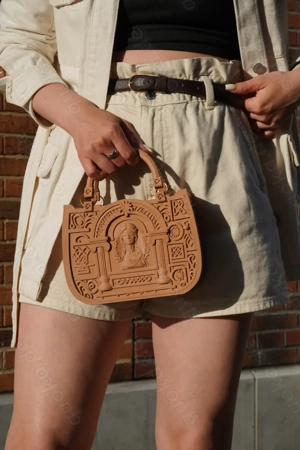 SÉRÉAL 3D Designertasche   Gerechtigkeit & Stärke in tragbarer Form