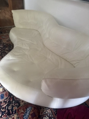 Dresitzer-Sofa von Roche Bobois, weißes Leder