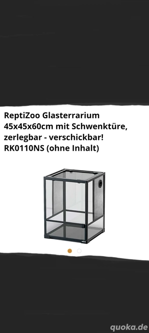 Glasterrarium 45x45x60