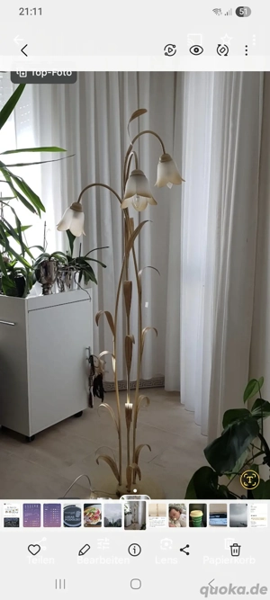 Florentiner Stehlampe, Drei-Flammig