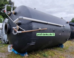 P463 gebrauchter 35.000 L GFK-Tank Polyestertank Wassertank Molketank Melassetank Zisterne Gülletank