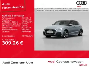 Audi A1 S line Black 25 TFSI LED KEYL SONOS