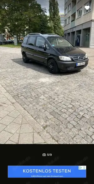 Opel Zafira Njoy mit Style-Paket