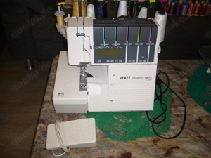 Pfaff Overlock - Coverlock creative 4874 Top Zustand